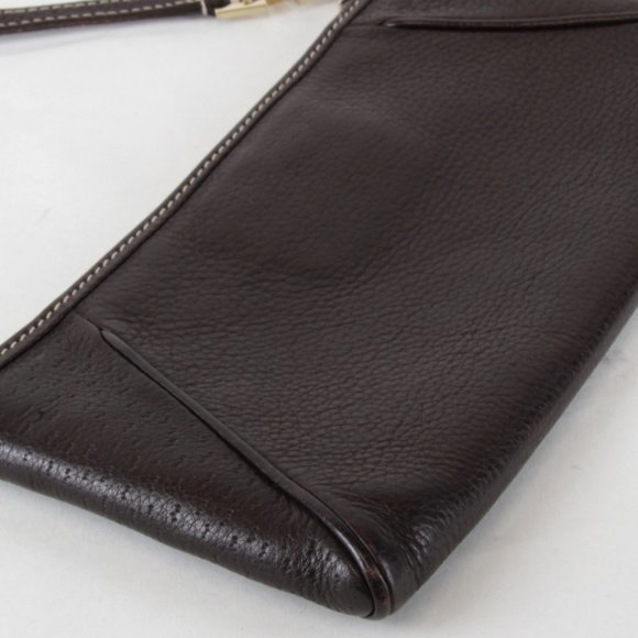 Salvatore Ferragamo Shoulder Bag Leather Brown Women's